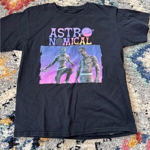 Astronomical astro world x fort nite travis scott shirt
